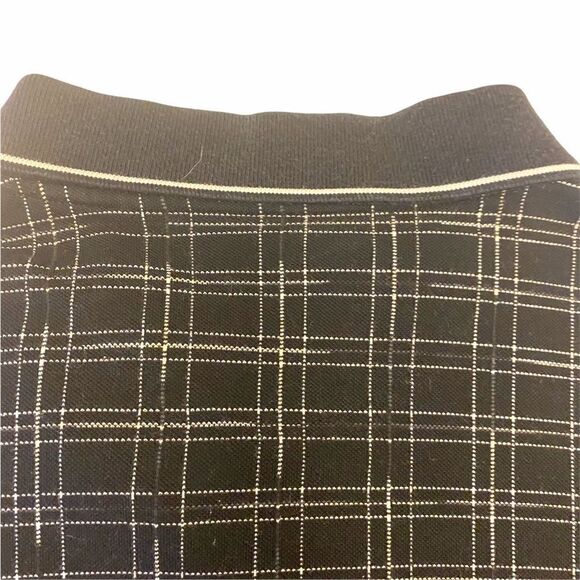 ‎Greg Norman Collection black patterned polo shirt - Picture 8 of 10